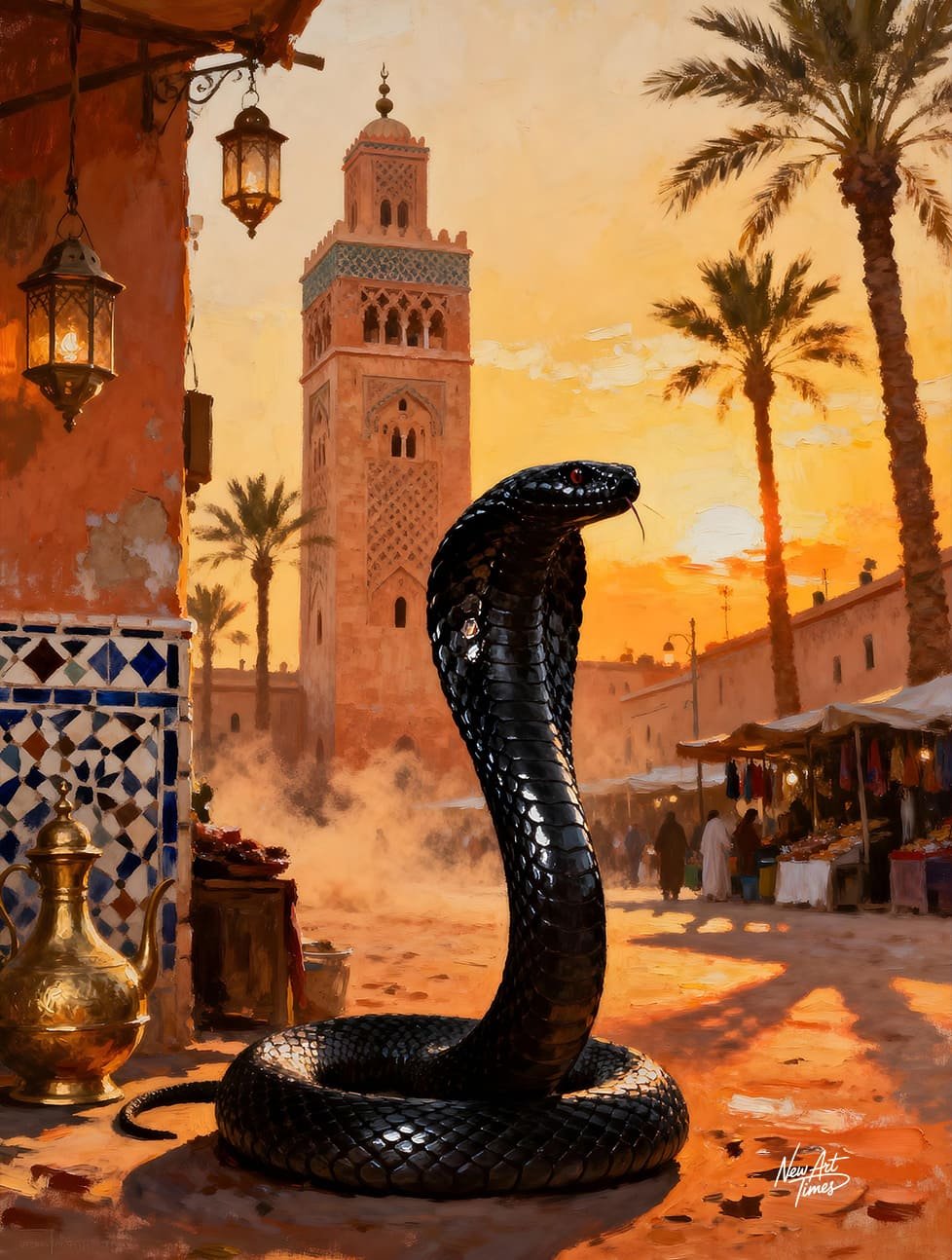 Majestic Cobra — œuvre originale NewArtTimes