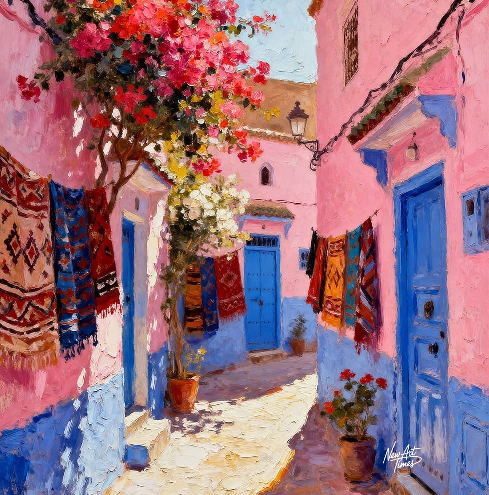 Medina Bloom — œuvre originale NewArtTimes